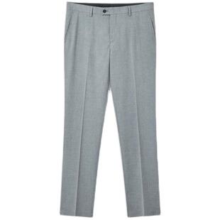 男装新品灰色商务裤子青年潮流通勤直筒西裤长裤子休闲时尚