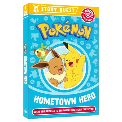 Pokémon Story Quest Hometown Hero 宝可梦故事任务 家乡英雄 章节小说 冒险故事 互动解谜 英文原版进口儿童图书