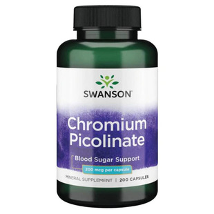 美国SWANSON吡啶甲酸GTF铬锌钒锂假马齿苋血菊武靴叶肉桂桑树糖