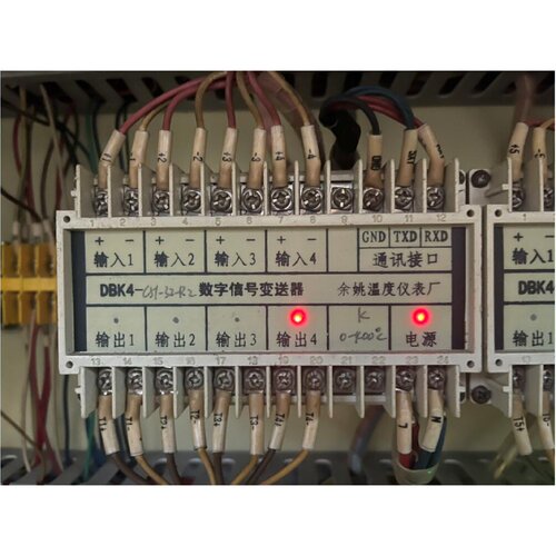 一  余姚温度仪表厂DBK4-C51-32-R2数字信号变送器四通道温度变送