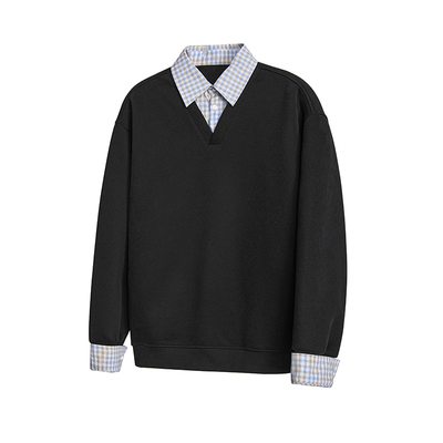 SHAPOES美式重磅假两件卫衣