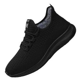 老北京布鞋男冬季加绒保暖二棉鞋运动中老年2026新款防滑爸爸棉鞋