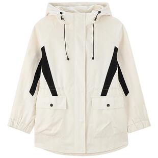 MB MindBridge2026新款连帽外套女城市户外夹克春季撞色运动上衣