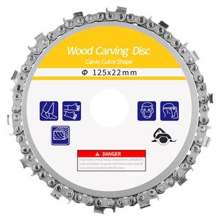 木工链条盘锯片角磨角磨机通用链条锯盘盘踞多功能万用链锯链盘据