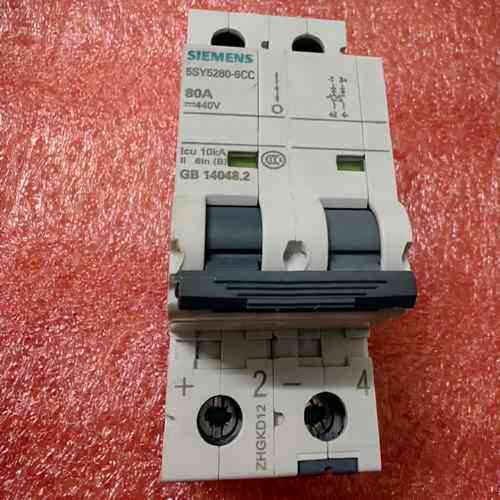 议价西门子 5SY5280-6CC 2P 80A 数量64只