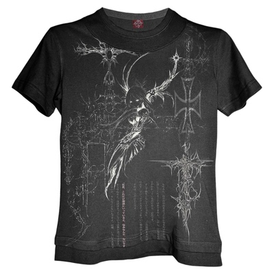 DETW双领口轻亚暗黑短袖