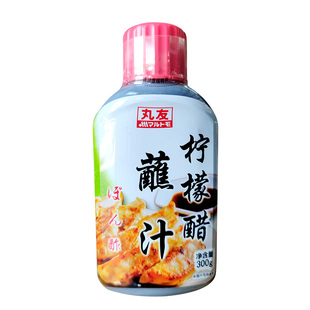 丸友柠檬醋蘸汁0脂日式寿司料理凉拌菜调味料寿喜锅火锅300g