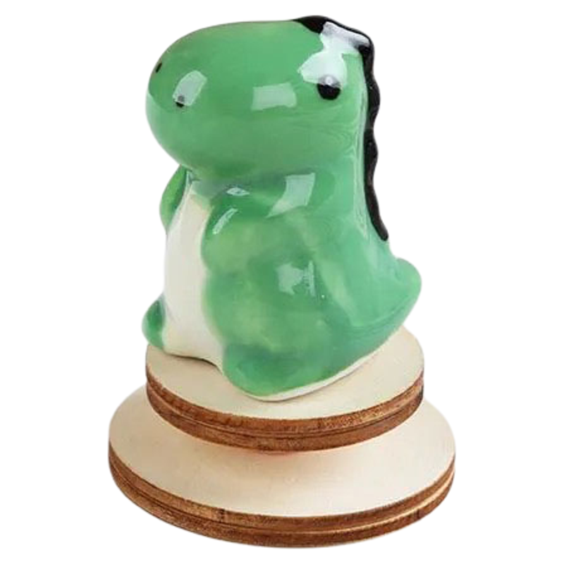 创意小动物转转乐陶瓷可爱办公室桌面旋转装饰网红爆款车载小摆件