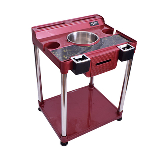 麻将桌茶几塑料圆形方形全自动麻将机茶几茶水架茶水台包邮棋牌室