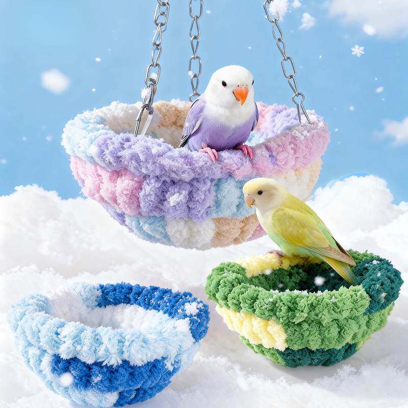 鹦鹉过冬棉窝保暖玄风牡丹虎皮小太阳冬季鸟窝保温鸟屋睡巢繁殖箱