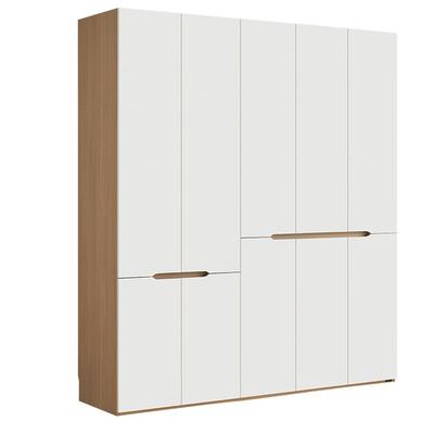 全友家居奶油原木风衣柜