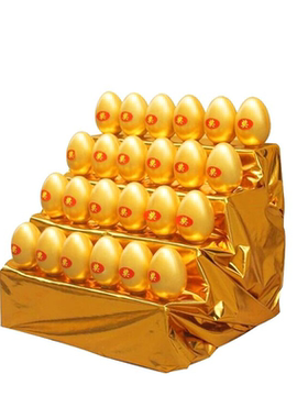 金蛋抽奖批发一整箱彩蛋印字logo道具年会开业批发活动庆典砸金蛋