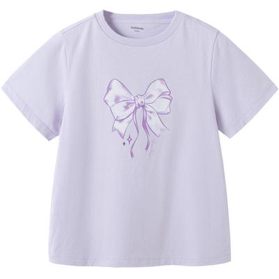 巴拉巴拉童装儿童短袖女童t恤2024新款夏装大童上衣纯棉甜美印花