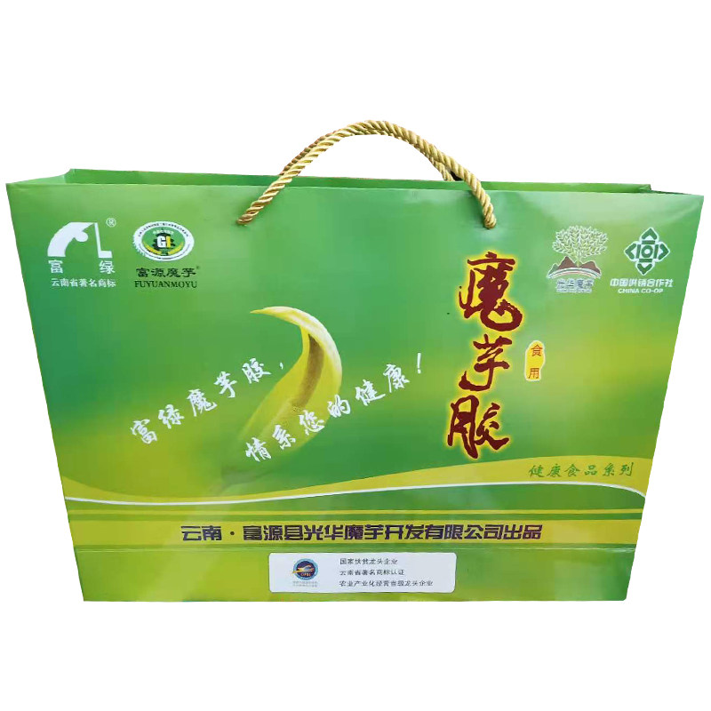 富绿魔芋胶食品魔芋粉富源代餐粉膳食纤维饱腹即食冲饮6盒装270克