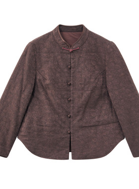 布小匠天丝棉麻新中式冬季棉服女