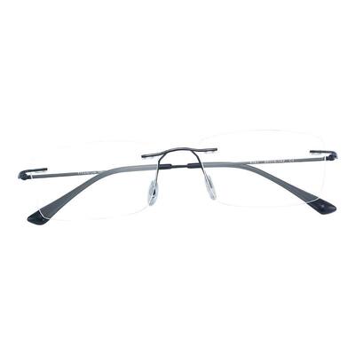 德国蔡司防蓝光镜片无框男士商务