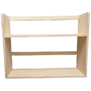 实木桌面儿童书架学生课本收纳架多层课桌整理架简易置物架绘本架