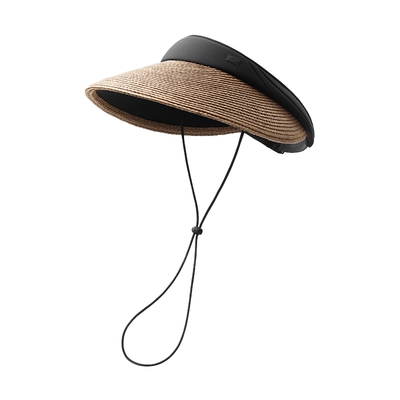 【刘浩存同款】蕉内凉皮5系草编空顶帽女防晒帽遮阳帽草帽帽子