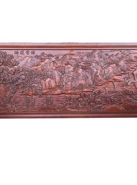 东阳木雕仿古中式实木雕花装饰画