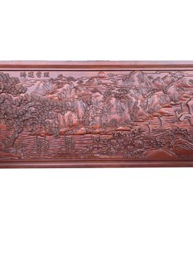 东阳木雕仿古中式实木雕花装饰画