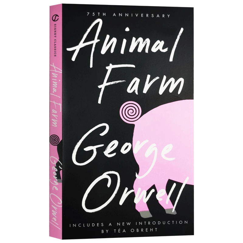 动物农场庄园英文原版小说 Animal Farm George Orwell乔治奥威尔1984作者英语进口外文书籍搭怦然心动flipped哈利波特追风筝的人