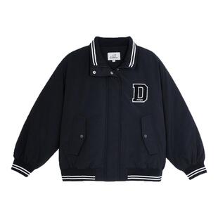 【四防】【抗菌】笛莎官方26秋冬新款青少年立领学院风羽绒服女