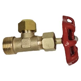 4分10扩口调节阀油阀铜管卡套遥控浮球阀门针型阀水力阀配件角阀