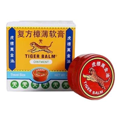 虎标万金油复方樟薄软膏4g正品老虎牌清凉油止痒头痛鼻塞蚊虫叮咬