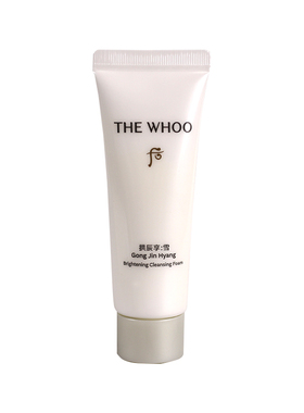 whoo后拱辰享雪玉凝焕白洗面奶