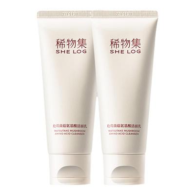 稀物集松茸洗面奶详情页领券