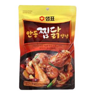 韩式安东鸡春川鸡酱料韩国进口调味料膳府微辣炖鸡料炖鱼香辣红烧