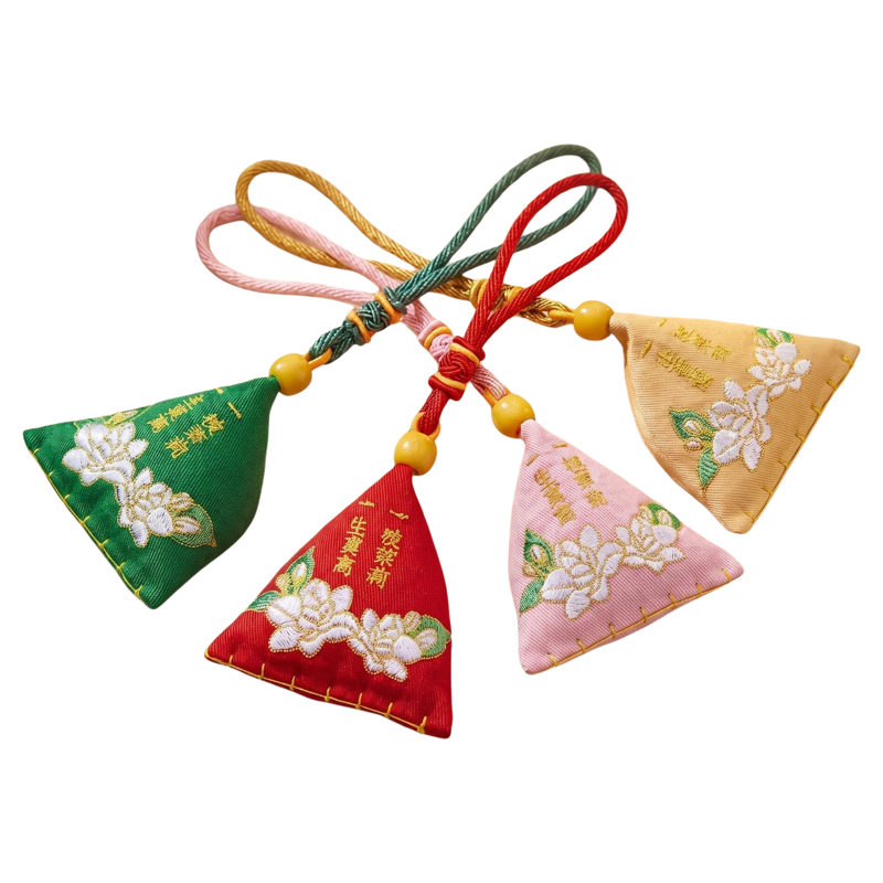 茉莉香包除味香味茉莉花手工刺绣