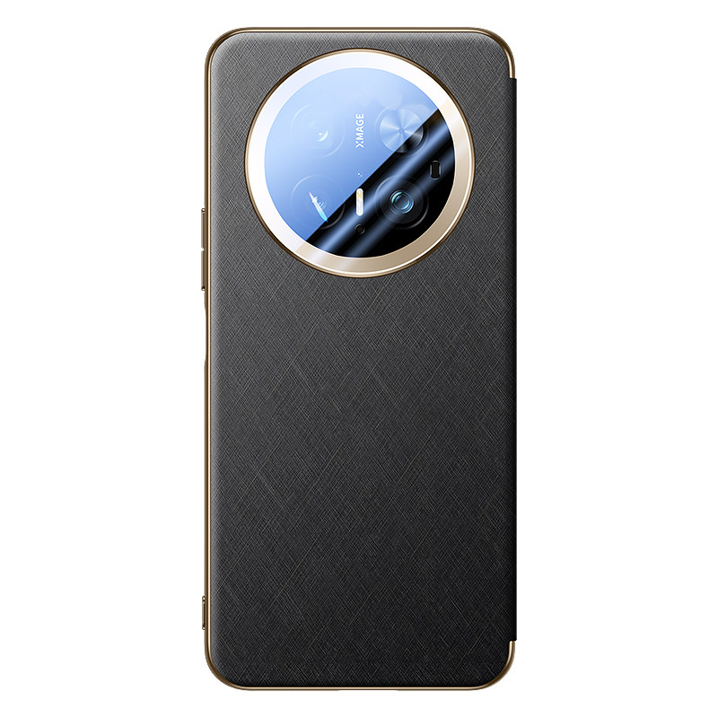 [现货秒发]适用华为mate70Air手机壳真皮磁吸翻盖mate70air新款智能视窗保护套mate70pro+镜头全包
