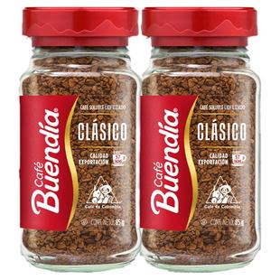 博恩 哥伦比亚进口原味速溶冻干黑咖啡85克*2瓶装 100%阿拉比卡纯