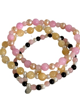 高级感弹力绳转运珠饰品新中式