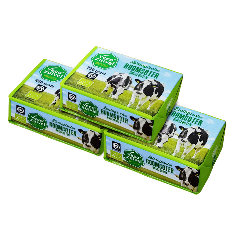 【250g*3】Organic grass fed butter荷兰进口乐荷有机草饲黄油