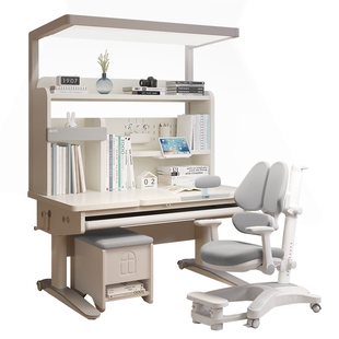 实木儿童学习桌书桌写字桌椅套装可升降课桌家用小学生专用作业桌