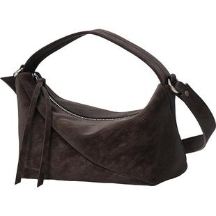 DREA BASAA半山山形系列小hobo包通勤包手提单肩包雾面牛皮斜挎包