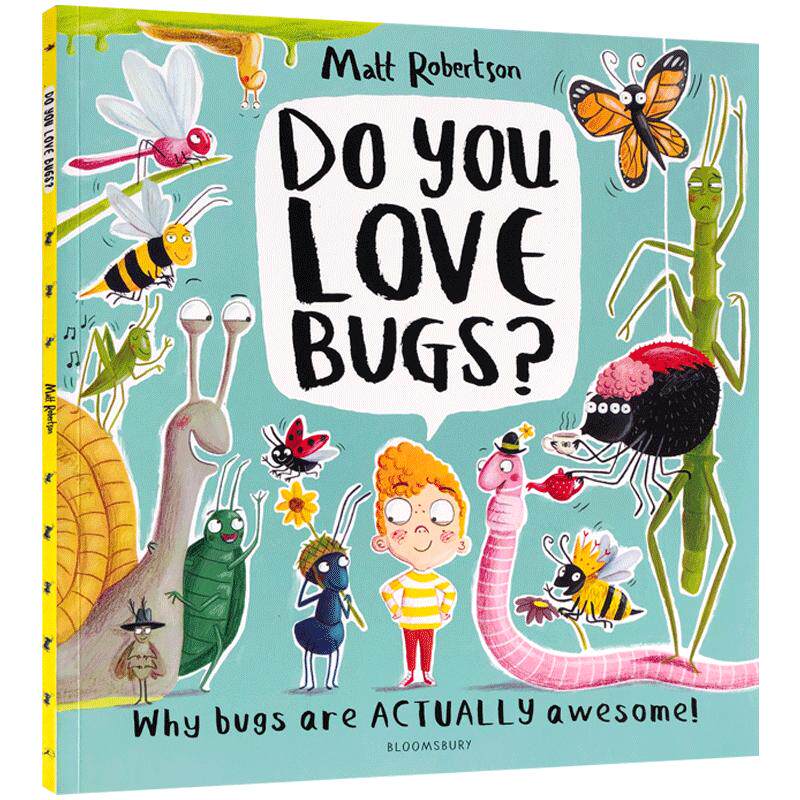 你喜欢昆虫吗？Do You Love Bugs?昆虫认知科普读物英文原版百科全书儿童趣味绘本英语学习平装书正版3-6-8岁