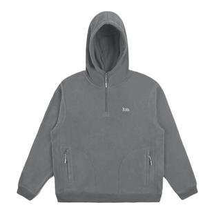 Kith 摇粒绒抓绒衣外套羊羔绒连帽套头卫衣加厚加绒秋冬男女同款