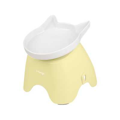 宠物护颈碗宽口高脚缓解胡须压力