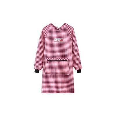 围裙厨房家用2025新款工厂上班专用做饭女工作服长袖加厚纯棉罩衣