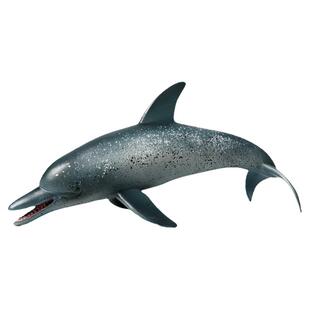 仿真动物模型实心海洋生物斑纹点海豚加湾鼠恒河海豚认知早教摆件
