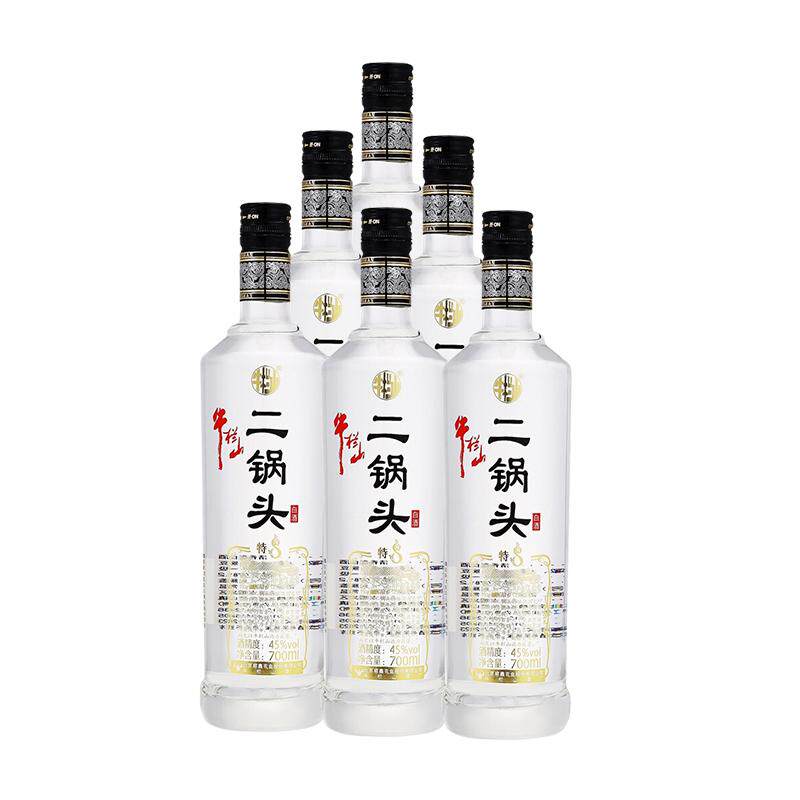 牛栏山二锅头45度特8整箱装