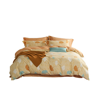 罗莱生活LOVO乐蜗磨毛加厚四件套全棉纯棉被套三件套床单秋冬保暖