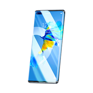 适用华为mate60pro手机膜p60/50/40钢化膜mate40Pro新款p30E全屏Mate30pro保时捷RSpor贴膜p20全胶20曲面屏保