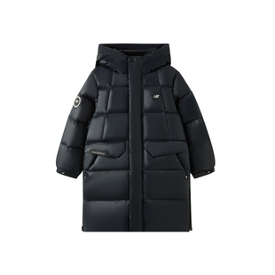 【鹅绒】New Balance nb童装儿童男女保暖中长款羽绒服ND7PF42093