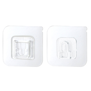 强力挂钩子母扣卡扣粘胶免打孔置物架无痕贴片浴室墙贴备用胶粘钩