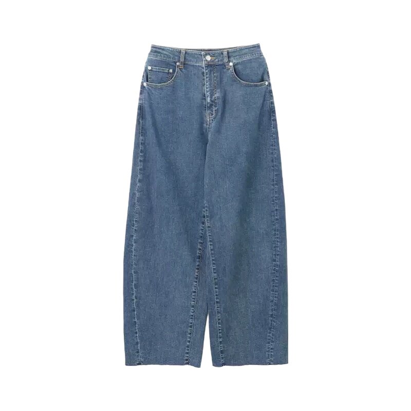 UNFILODENIM系列适宜简约防水桶型牛仔裤
