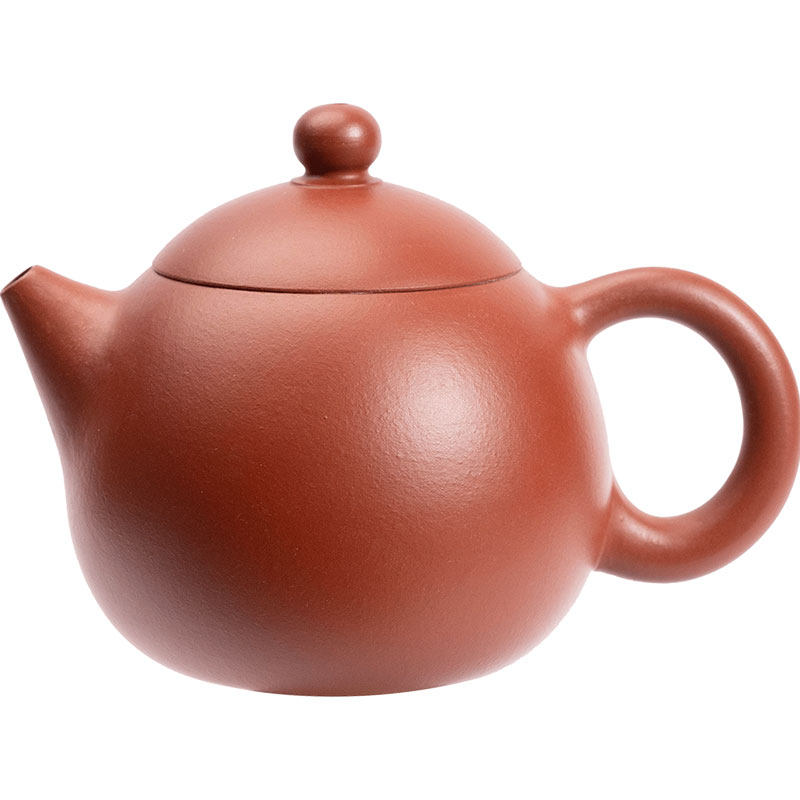 潮州功夫茶茶壶纯手工朱泥龙蛋壶